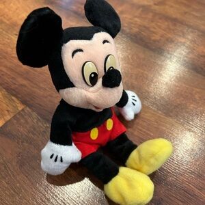 Vintage Disney's Mickey Mouse Plush Walt Disney World Resort 8” Bean Bag